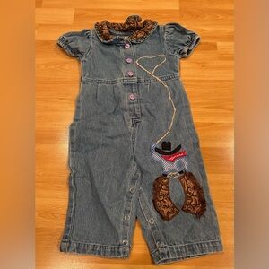 Go Baby Y2K/Vintage Denim Western‎ One piece